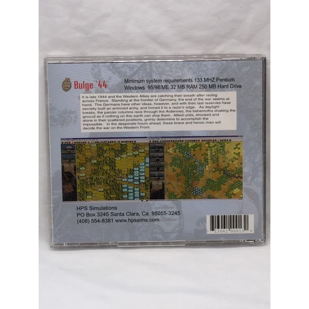 Panzer Campaigns Bulge '44 John Tiller HPS PC Video Game